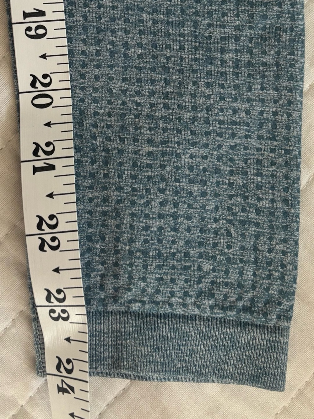 Gymshark Vital Seamless 2.0 Leggings Blue Gray Marl Size Small - Picture 11 of 13